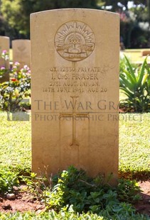 BEIRUT WAR CEMETERY - FRASER, IAN CHARLES SYDNEY